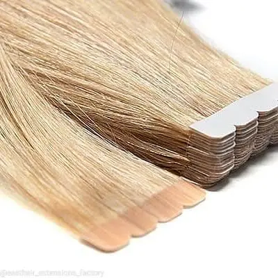 Human hair extensions tape Indian invisible tape in russian hair extensions