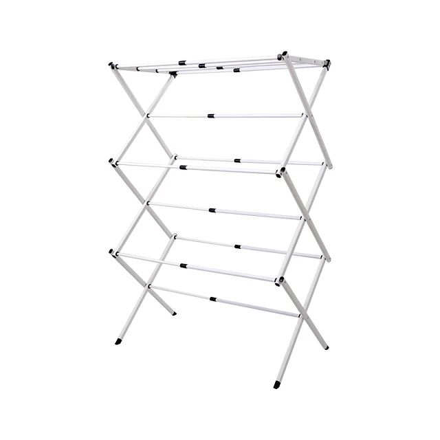 Stainless Steel Cloth Drying Rack Dryer Cloth Hanger Stand Folding Laundry  Clothes Hanger Rack