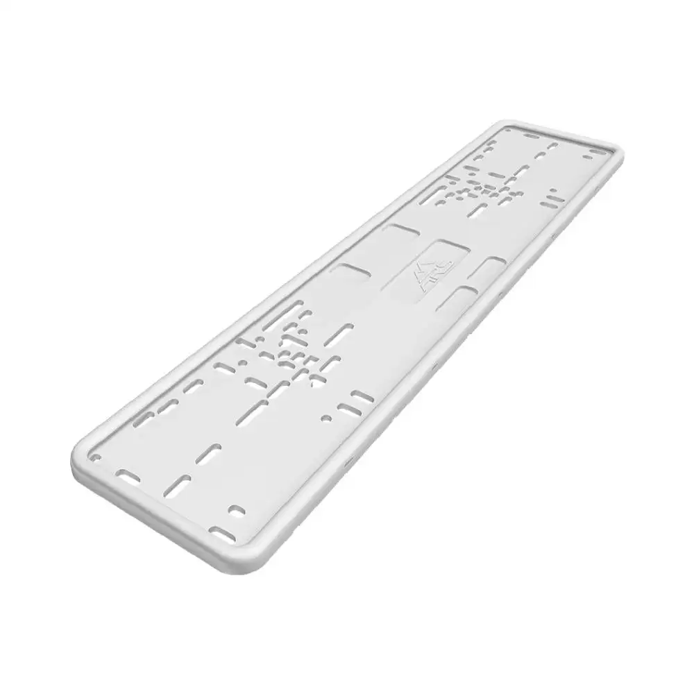 
White Silicone License Plate Frame, Rain-Proof, Anti-Rust and Anti-Rattle for Car Plate Frame, wholesale price 