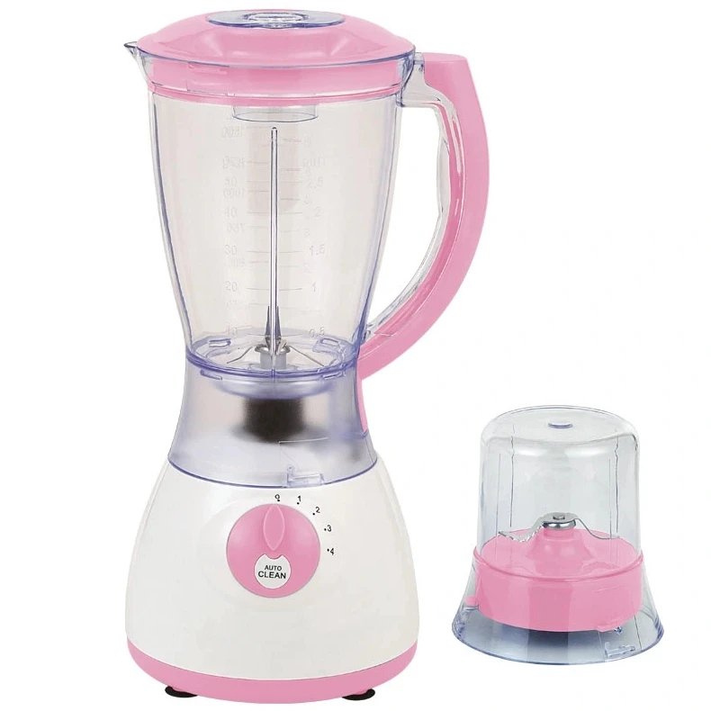 350W 2 In 1 1.5L Plastic Jar 4 Speeds Electric Blender Juicer Blender Food Blender