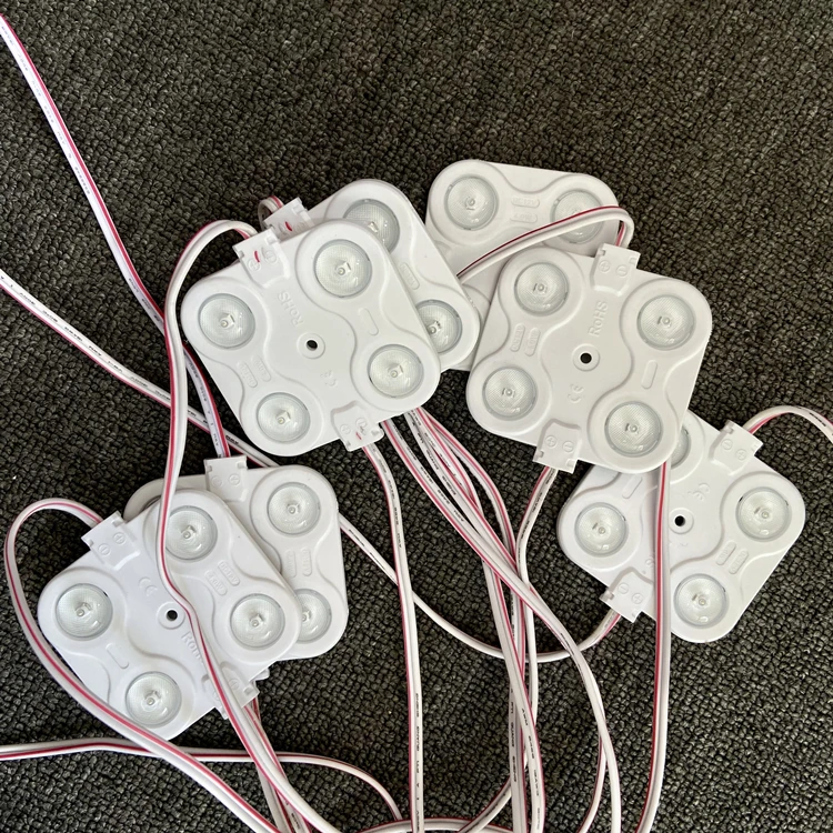 Newest product 4w 400lm 170lens 4leds 12v led module back led lighting module for advertising