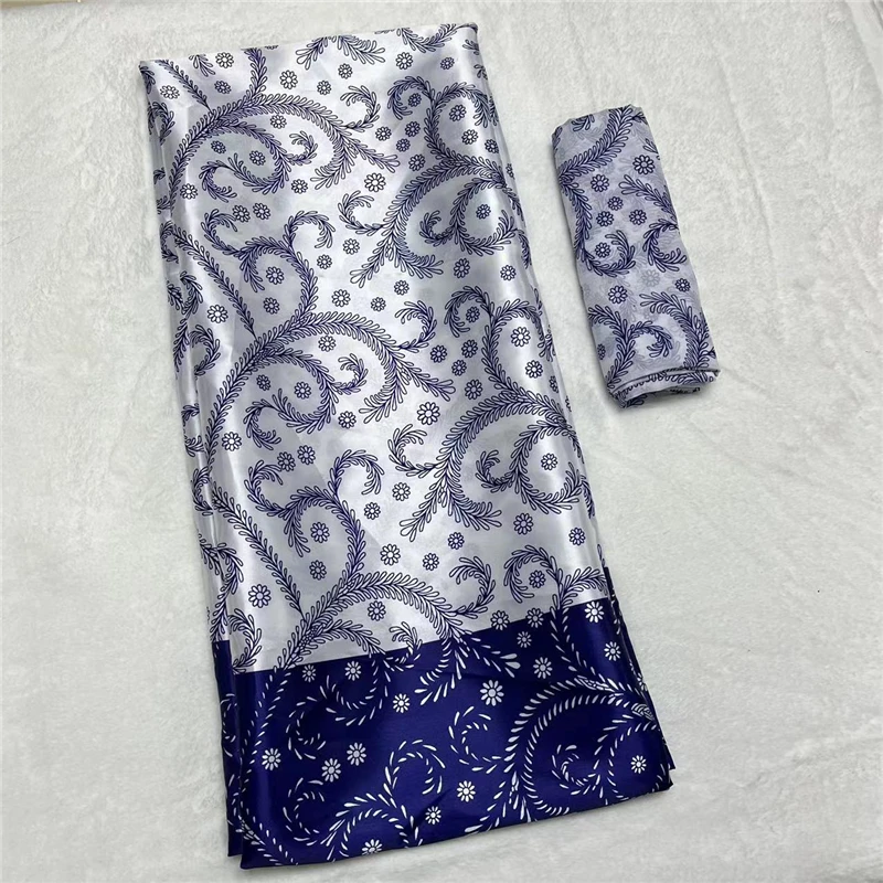 New arrival 4yards matchh 2 yards Lace chiffon fabric Traditional clothing fabric smooth material