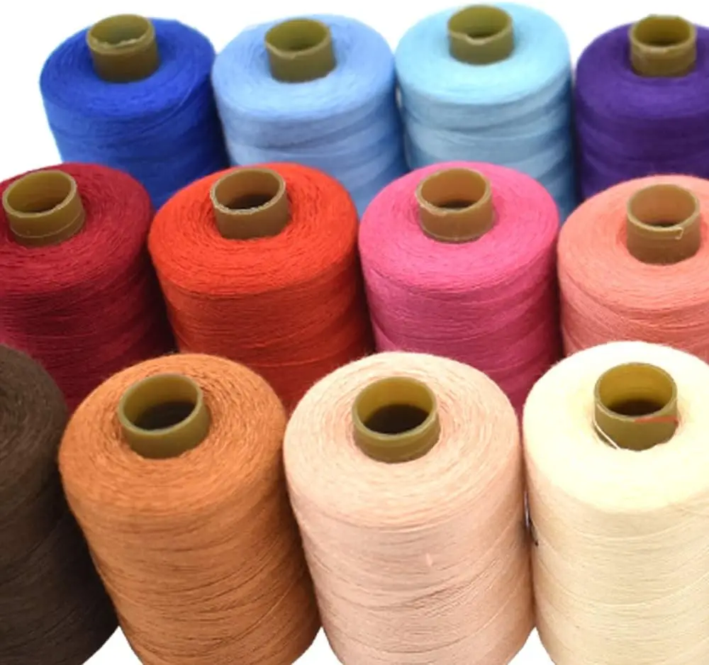 Sewing Thread 24 Colors Sewing Industrial Purpose for thread Machine and Hand Stitching 1500 Yards Nylon  Polyester