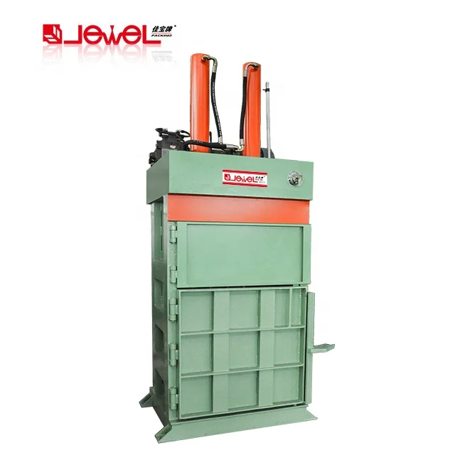 JEWEL factory price plastic film baler / PET bottle hydraulic baling machine
