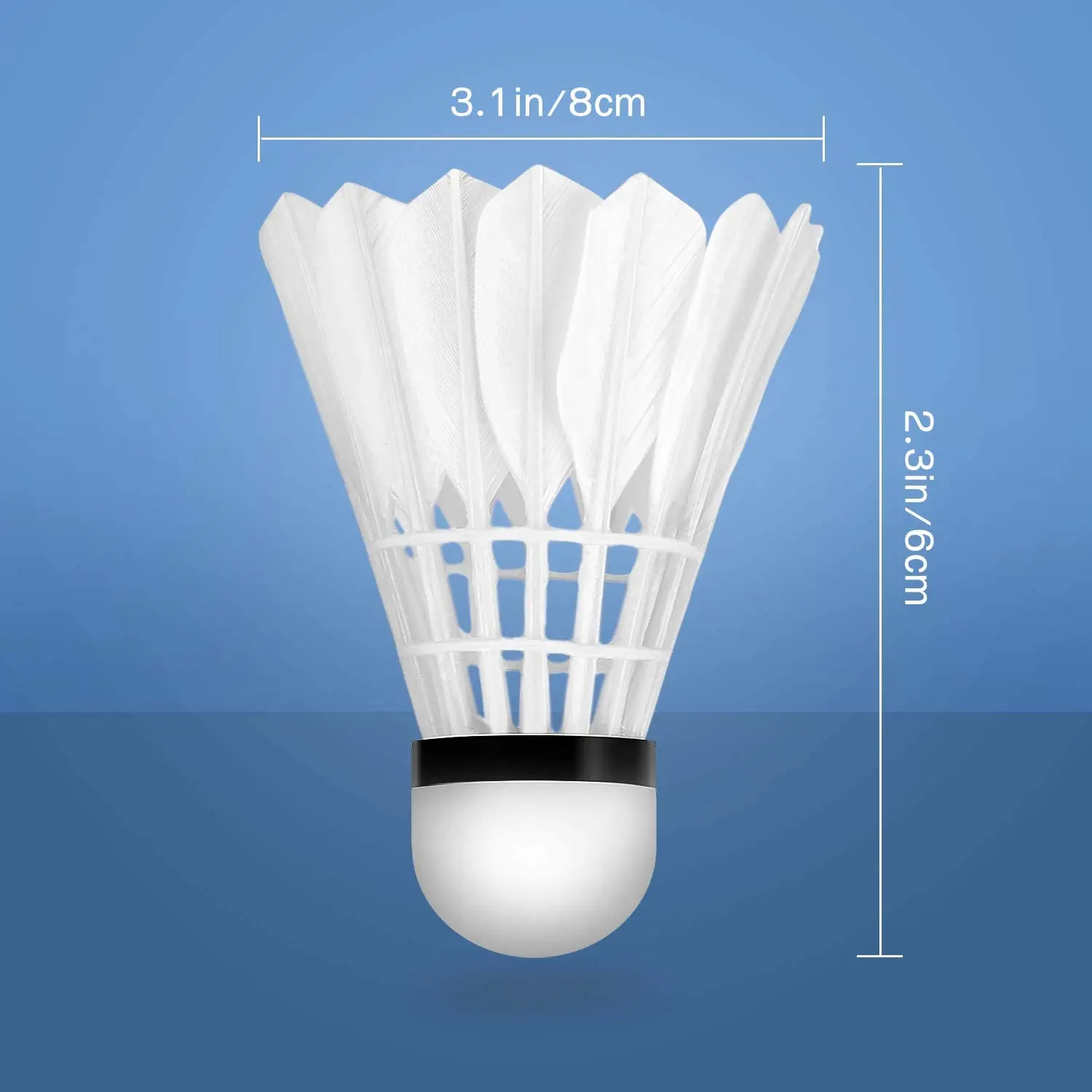 Best Quality Playful 12-Pack Dozen Badminton Shuttlecocks for Outdoor Sports Training