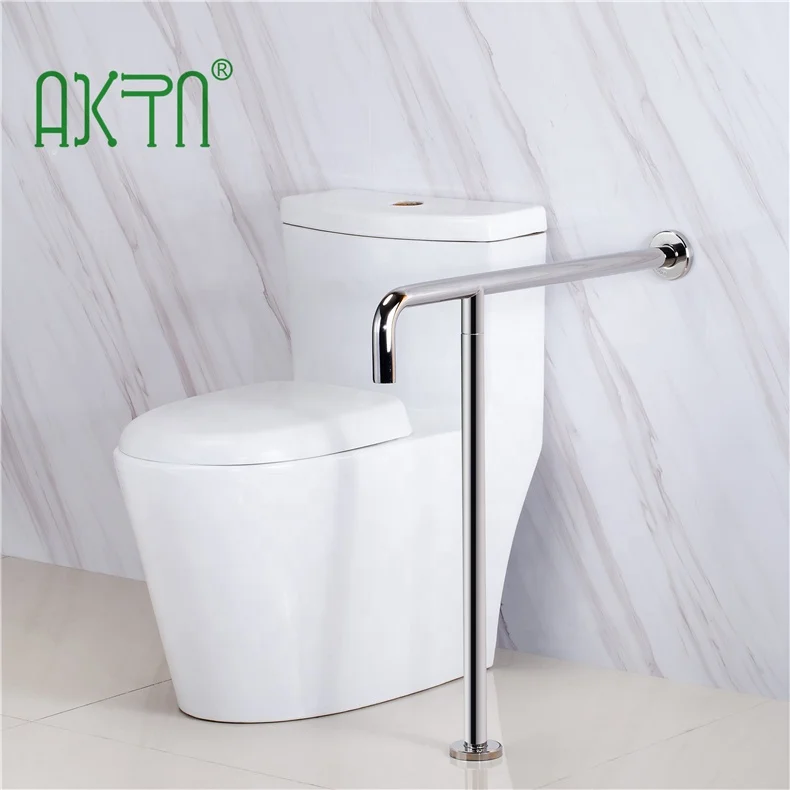 basin T shape grab bar handrail Wall Mounted 304 stainless steel Balance Hand Safety Hand Rail Toilet Grab Bar