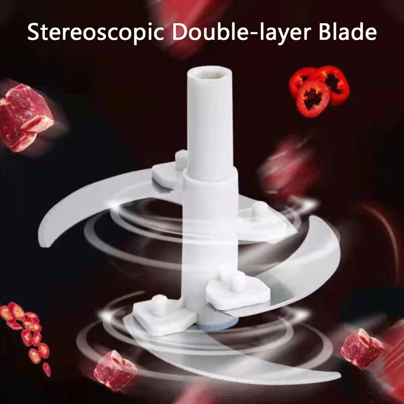 2024 Hand-Operated Steel Onion and Vegetable Chopper Plastic PP Meat Grinder for Kitchen Use for Home and Fruit Processing