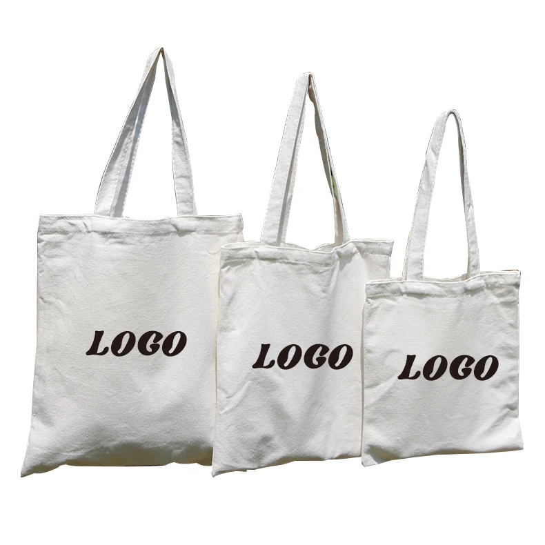 Low Moq Heavy Duty Thick Custom Design Canvas Tote Online Market Recyclable Cotton Shopping Tote Bag Blank Plain Canvas Bag