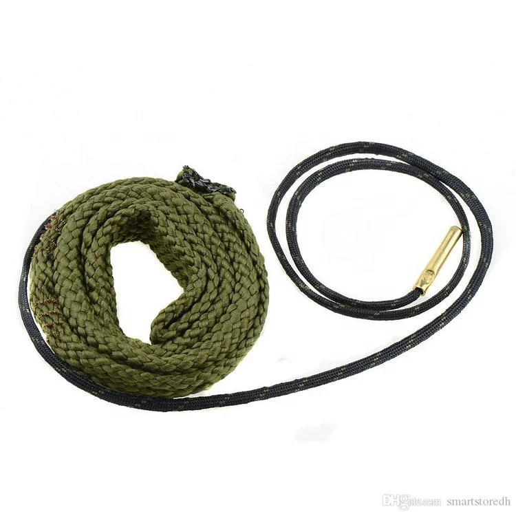 Gun Cleaning Kit Pulling Through Cleaner Bore Snake Rope Handgun Cleaning Brush Brass jag with Portable Case