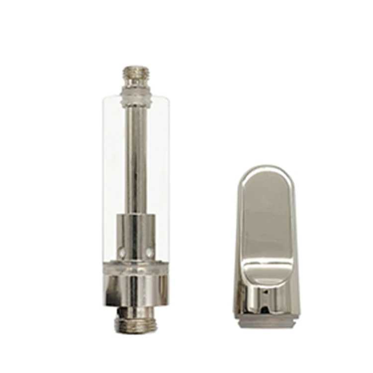 
Factory Wholesale cbd glass cartridge 510 ceramic coil vape pen 