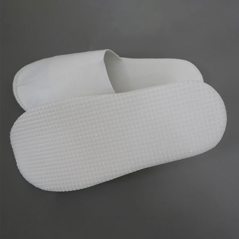 Luxury Custom Logo Disposable Slippers Eva White Hotel Spa Slippers for Guest