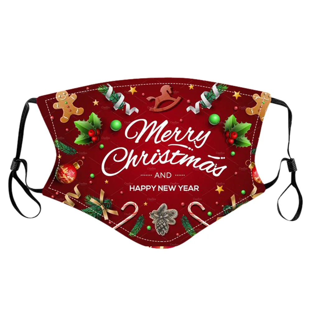 Reusable Face Mask Custom Christmas Three-Dimensional Cotton Ati Dust Custom Facemasks For Adult Children