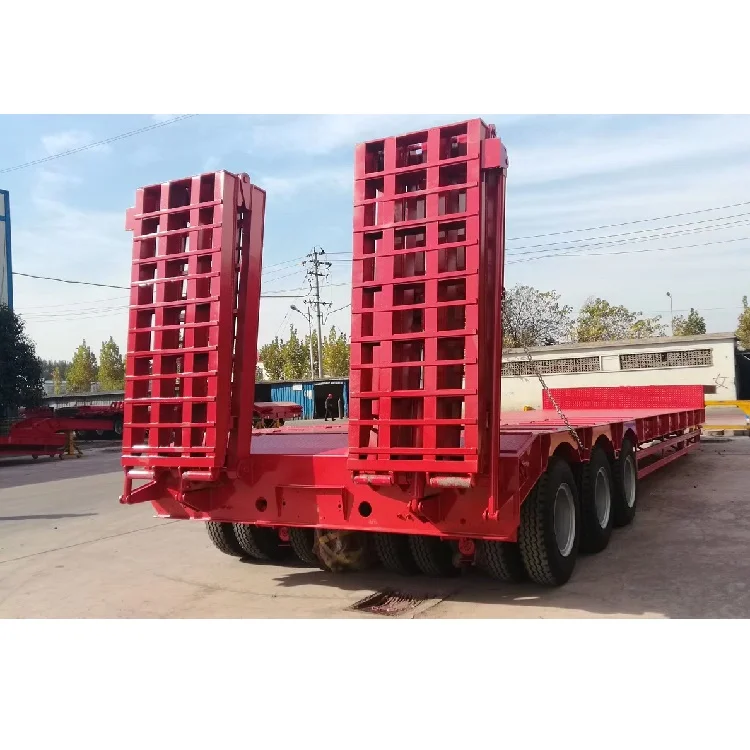 Низкорамный бортовой прицеп для тяжелой техники LHY940D