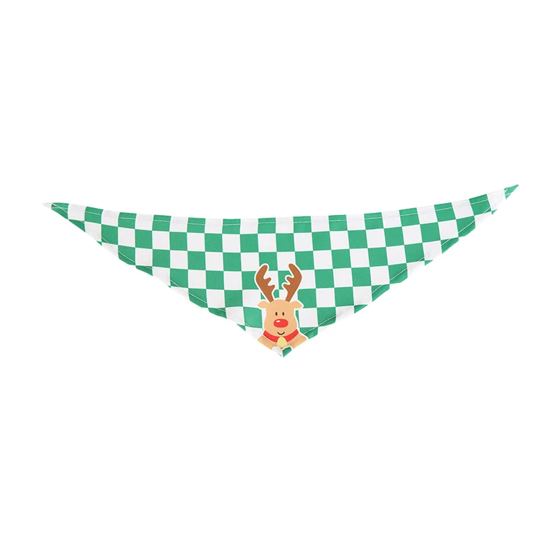 Wholesale Christmas Pet Dog Bandana Personalized Costume Clothes Head Scarf Dog Bow Tie Collar Bandana
