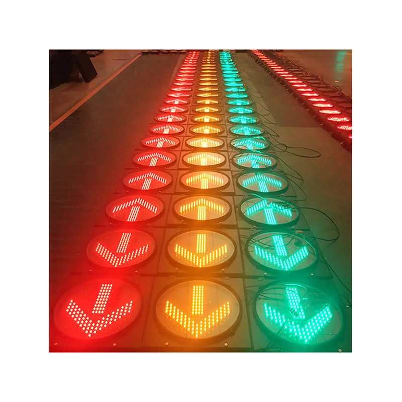 
Manufacturer wholesale traffic LED solar signal light quality 400mm monochrome arrow warning light 