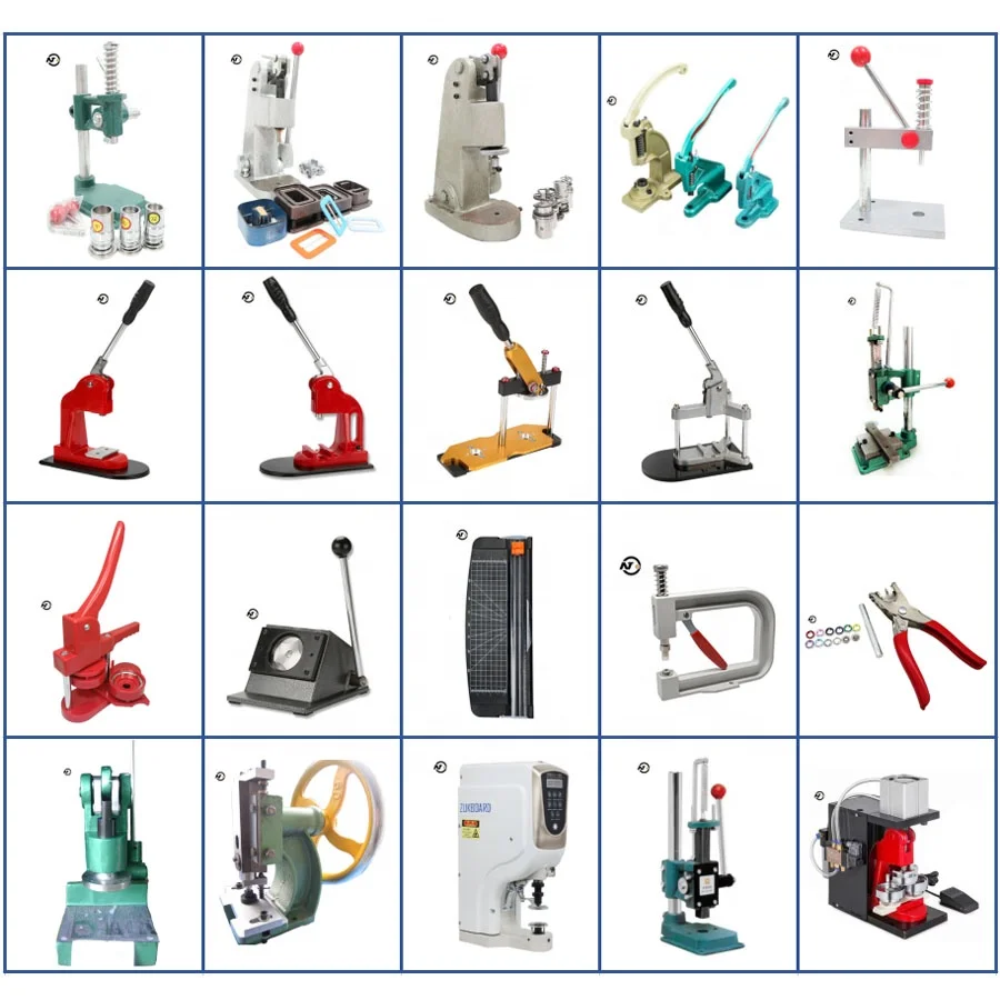 Manual Eyelet Machine Curtain Grommet kit Machine Fixing Tool Hand press button machine