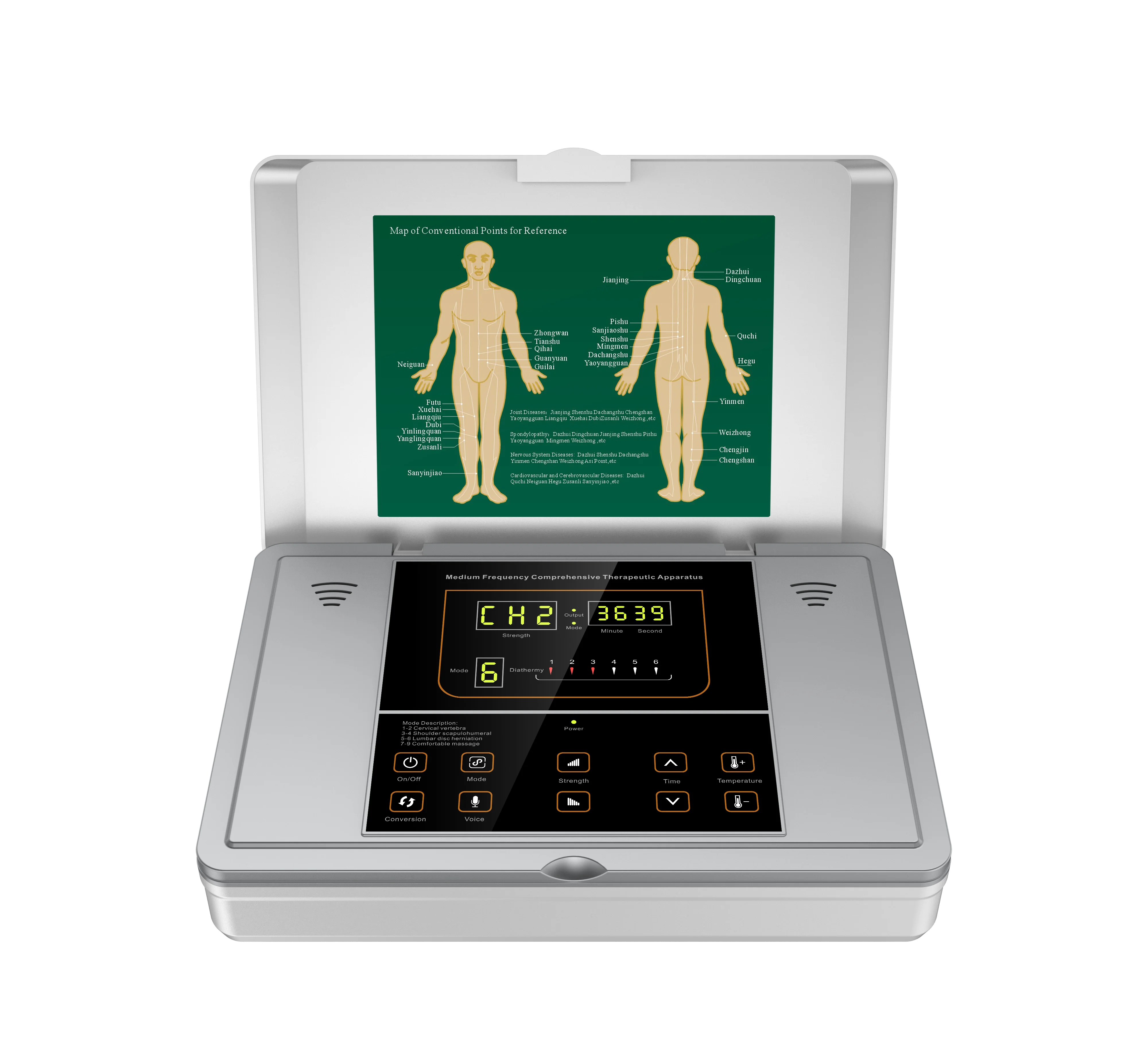 digital tens therapy machine tens unit massager health herald digital therapy machine