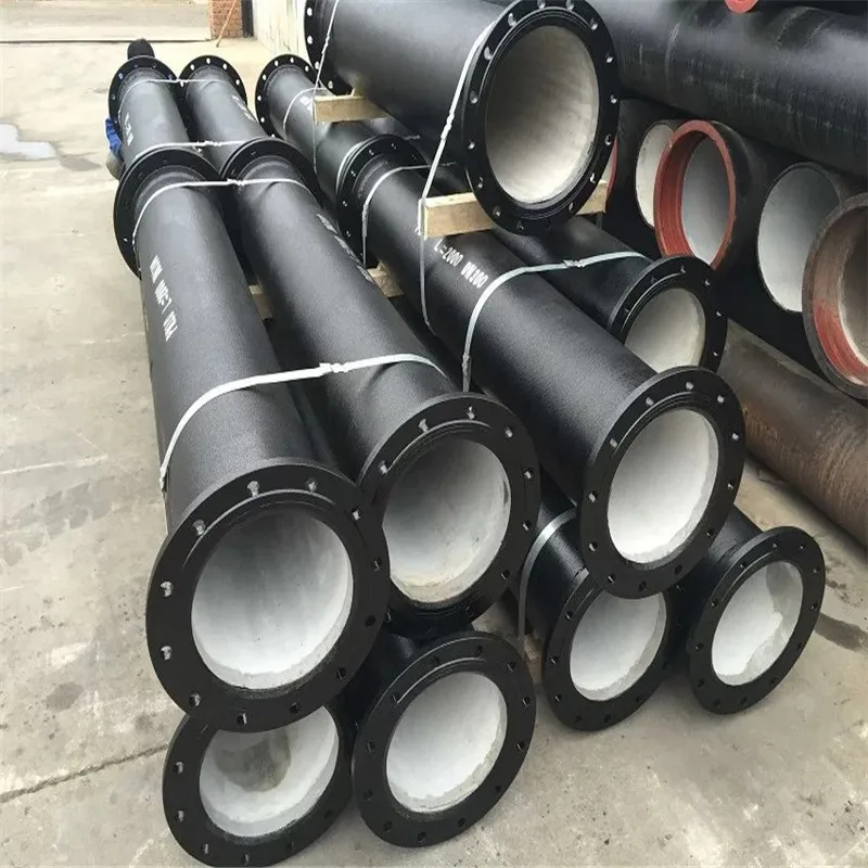 Flange end cast  K7 -K12 DN80mm to DN800mm Ductile Iron  Pipes water pipe sewage pipe