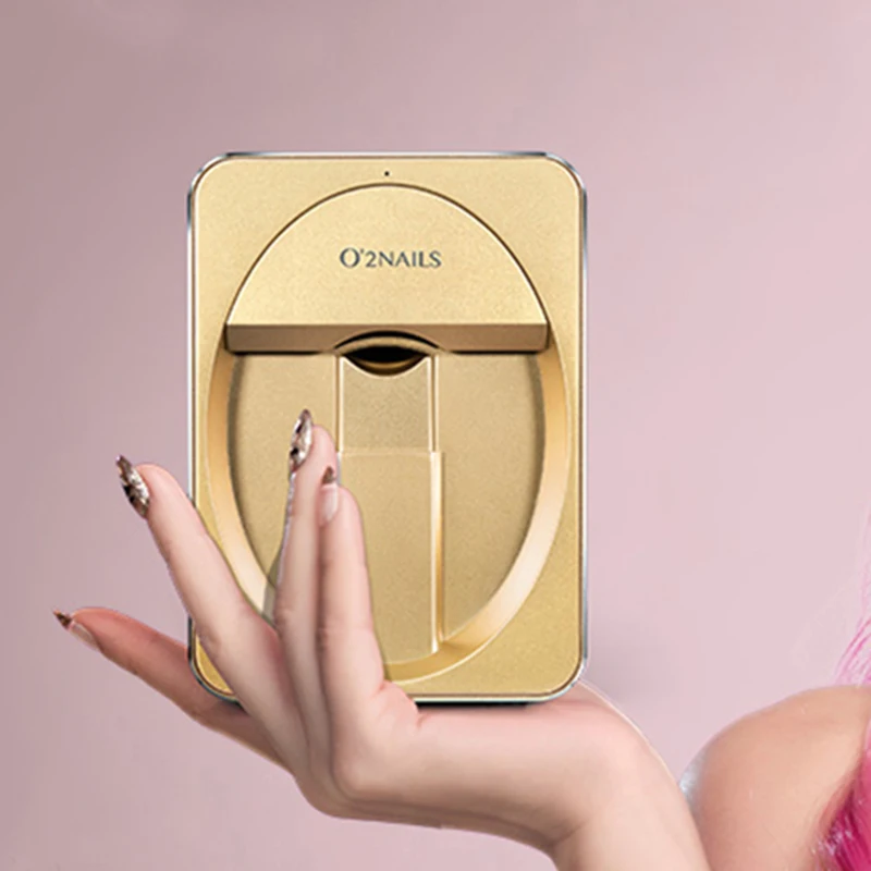 Мобильный принтер для ногтей O2 H1, машина для печати ногтей, фотография, машина для печати ногтей