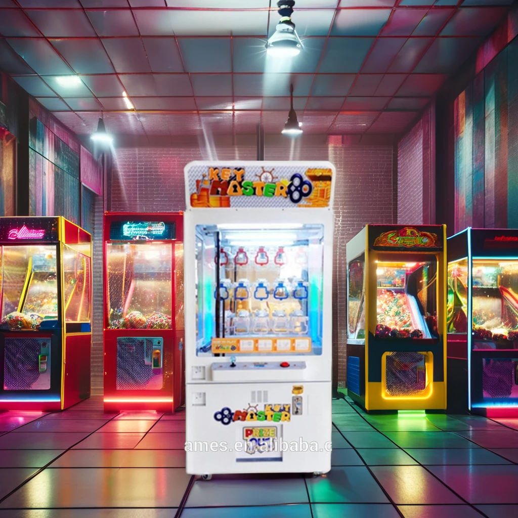 Manufacture Machines Coin Operated Games  Crane Claw Machine Cheap Golden Key Master