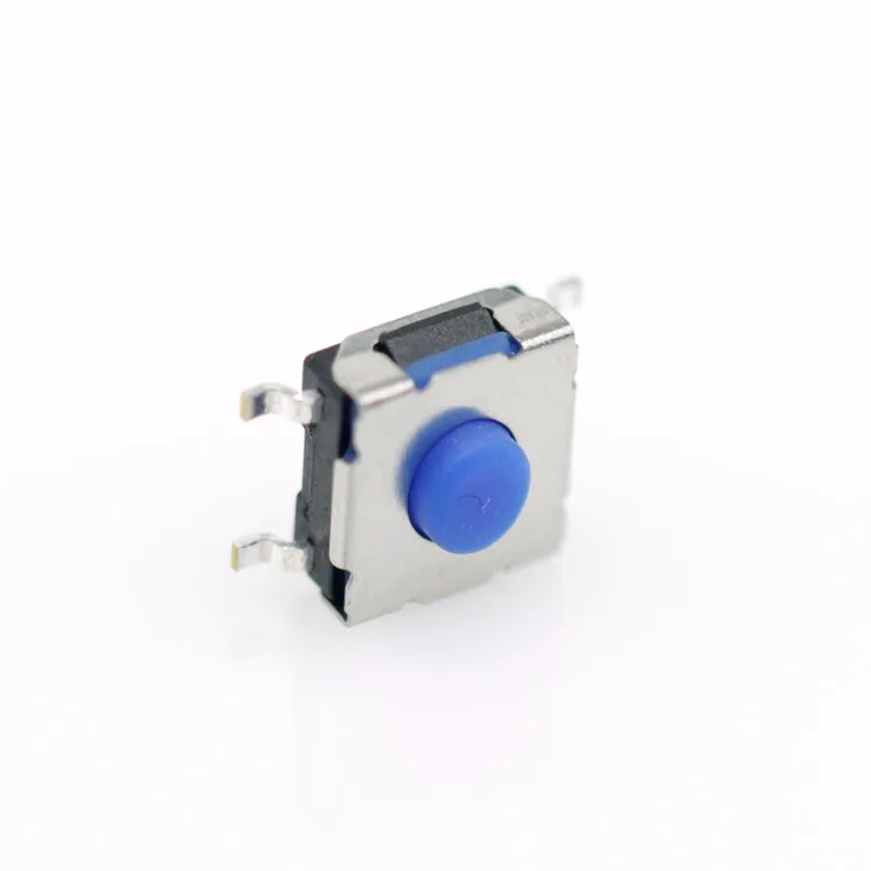 6*6 smd 4 Пина водонепроницаемый тактильные микро переключатель 3,5 H smt синий силиконовый Такт кнопочный переключатель