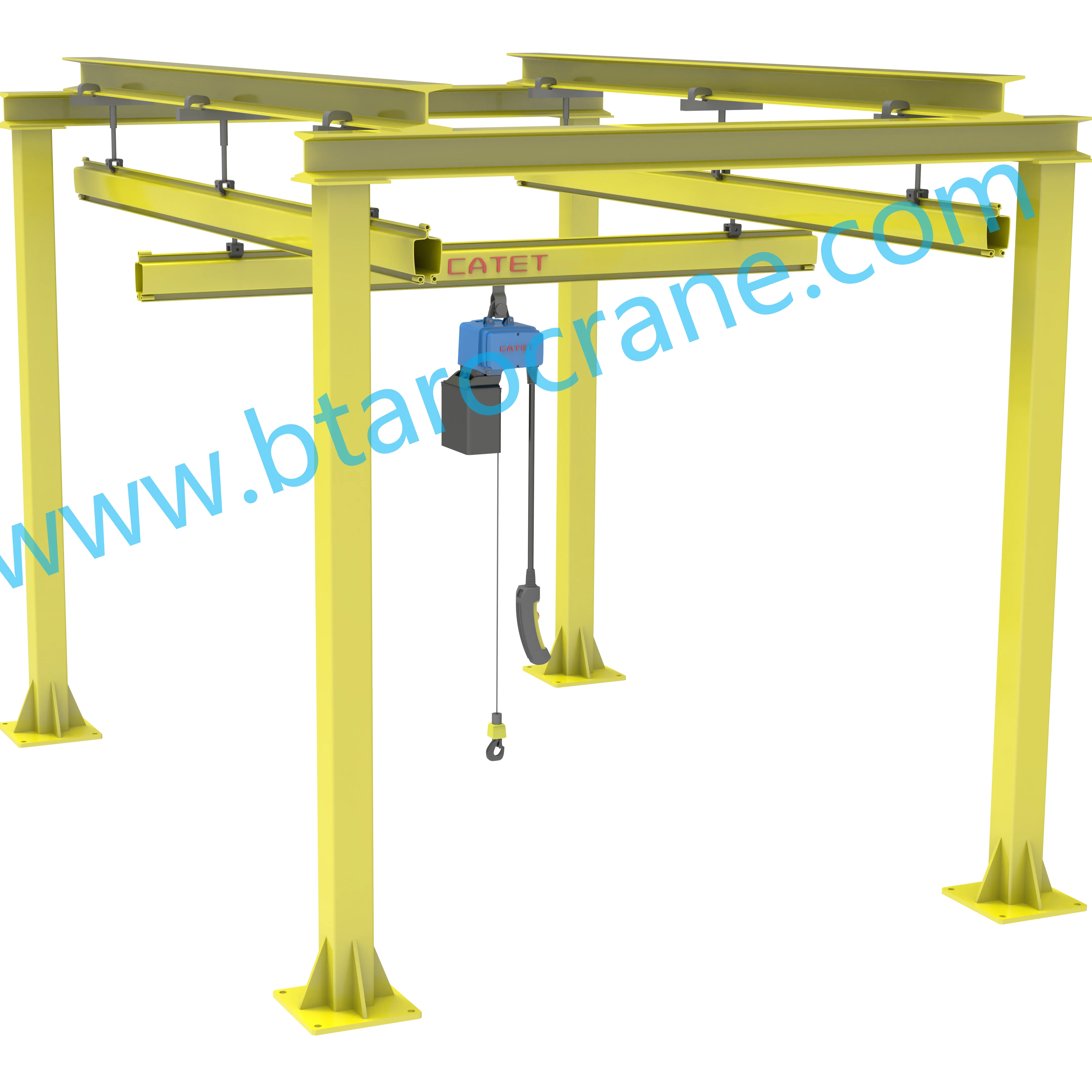 Factory OEM 2 Ton light KBK crane overhead crane double girder suspension monorail transport workshop cargo lifting equipment