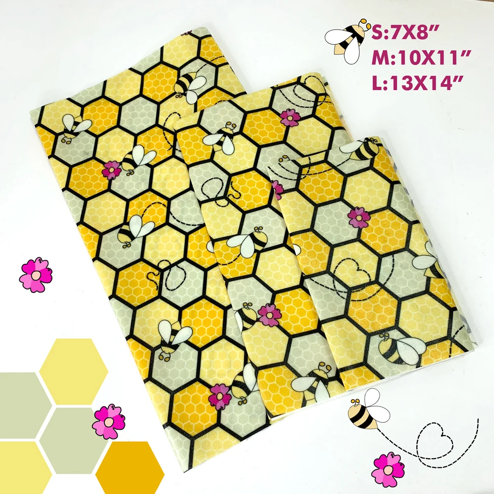 YOKABU 3 pack reusable sustainable nature beeswax food wraps