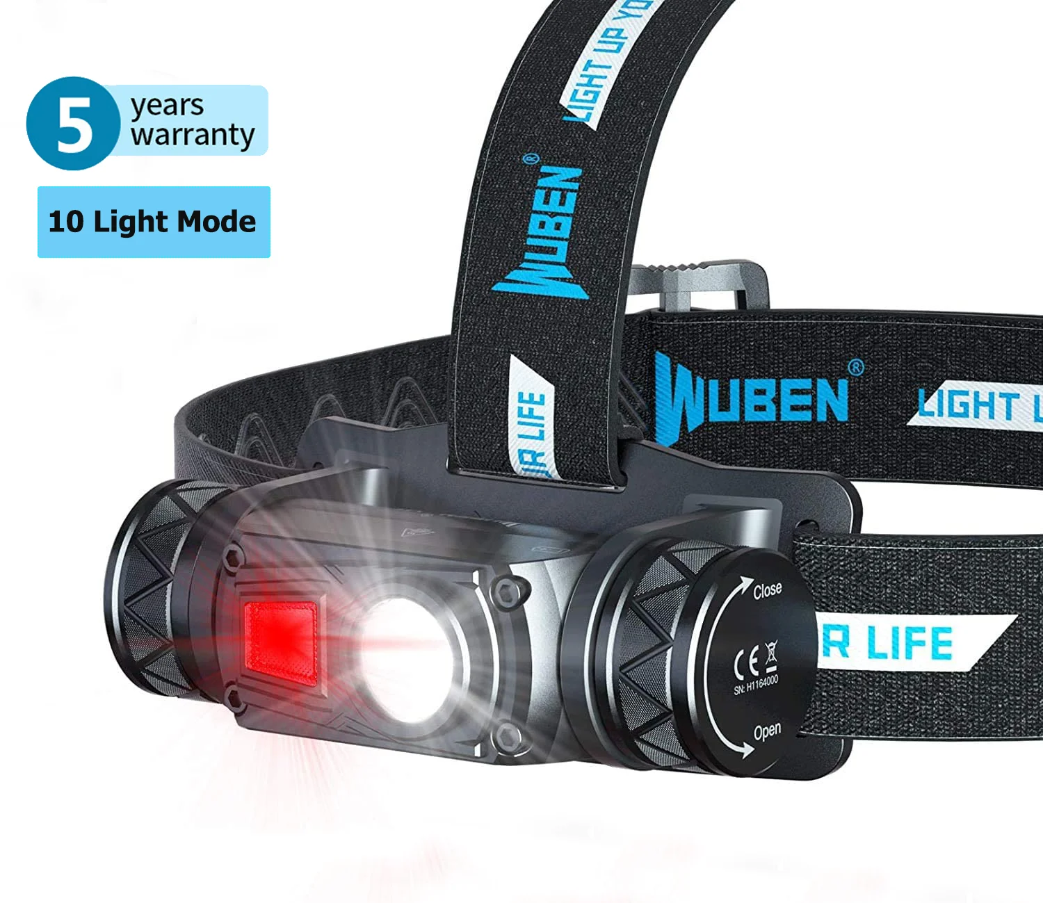 Суперъяркий налобный фонарь для майнинга, охоты, рыбалки, бега, светодиодный налобный фонарь с зарядкой от USB, 2021