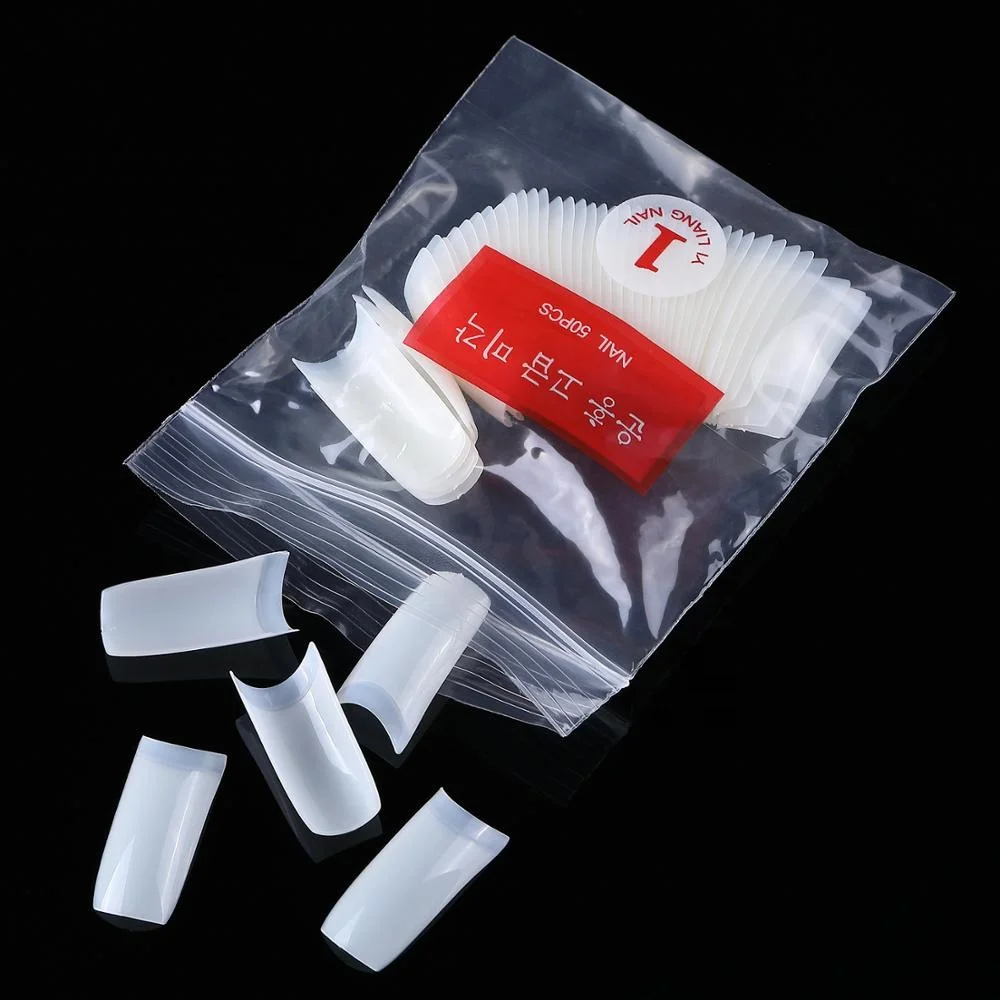 
500pcs Natural Color French Style Acrylic UV Gel False Nail Art Tips 