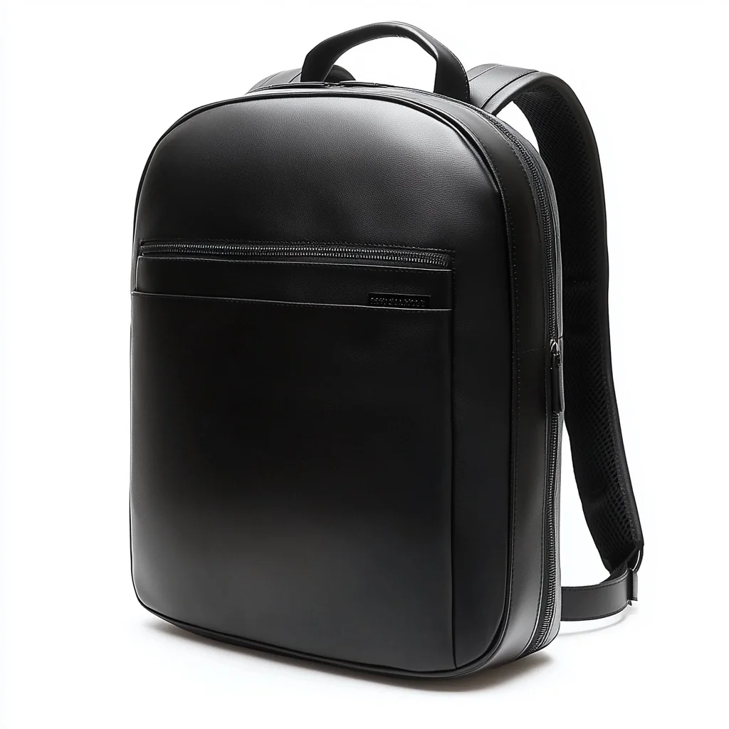 Custom professional lebs video laptop dslr compartment Premium PU leather vegan camera backpack bags for photography