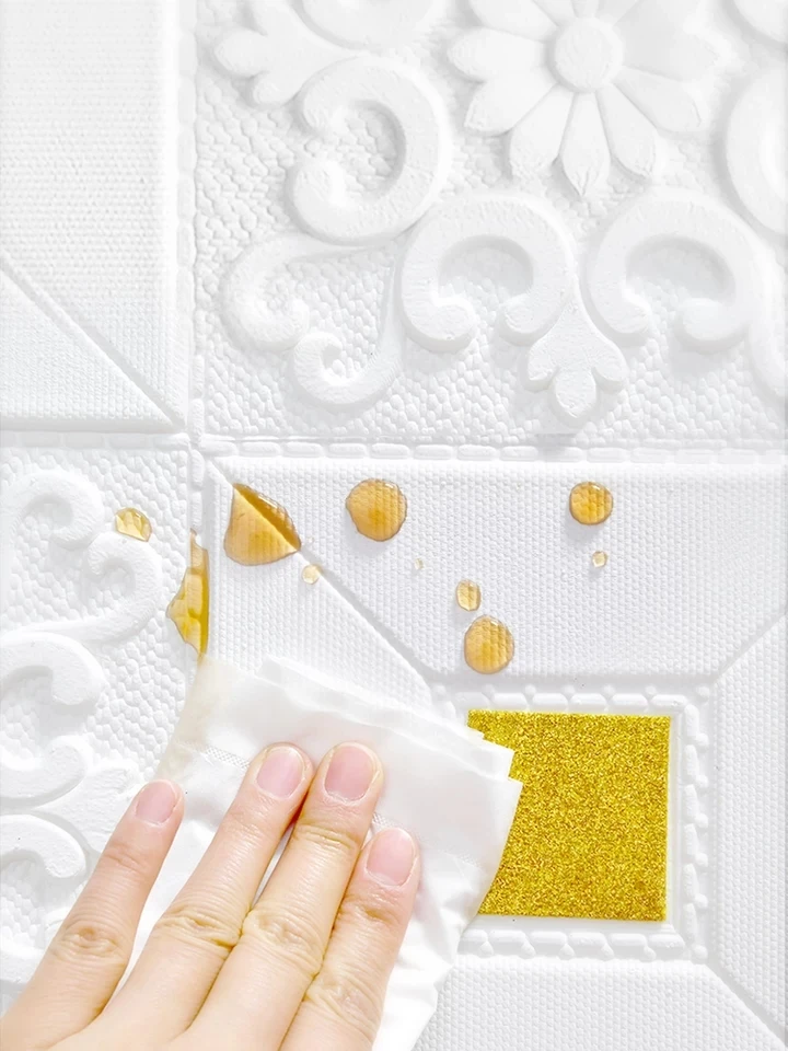 Self adhesive PE Foam wallpaper wall decoration 3d board