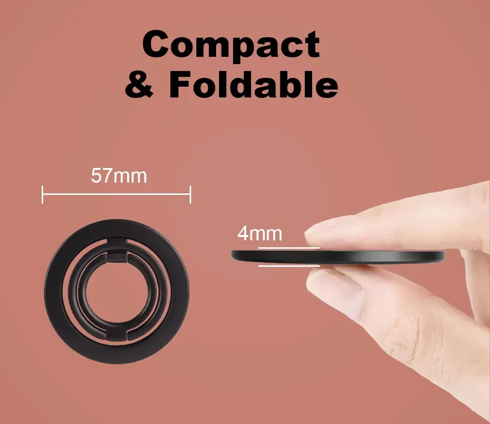 Magnetic Phone Ring Holder  Desktop Metal  Adjustable Stand Way Holder For iPhone Finger Holder Cell phone Kickstand