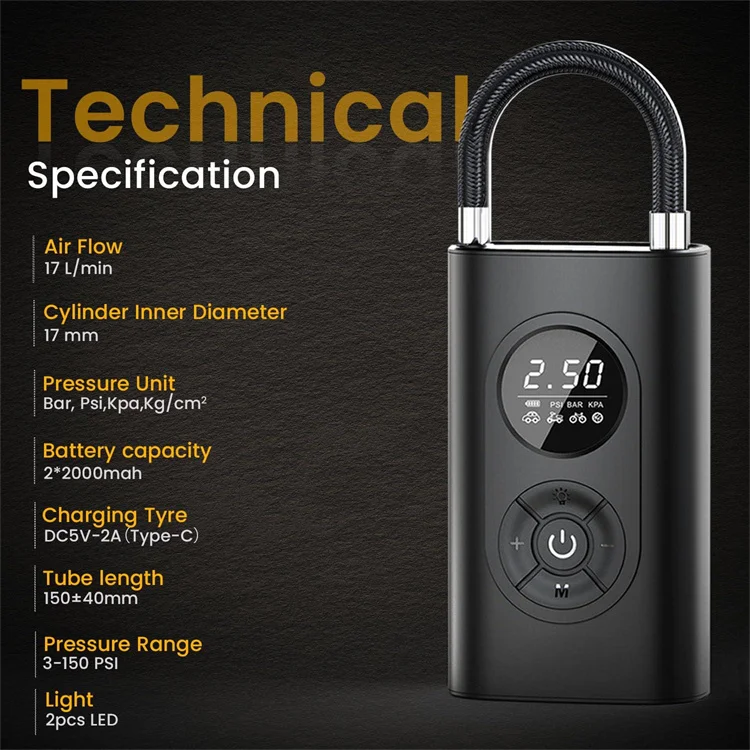 Hot Selling Cheap  mini car air compressor digital car air compressor cyclone car air compressor