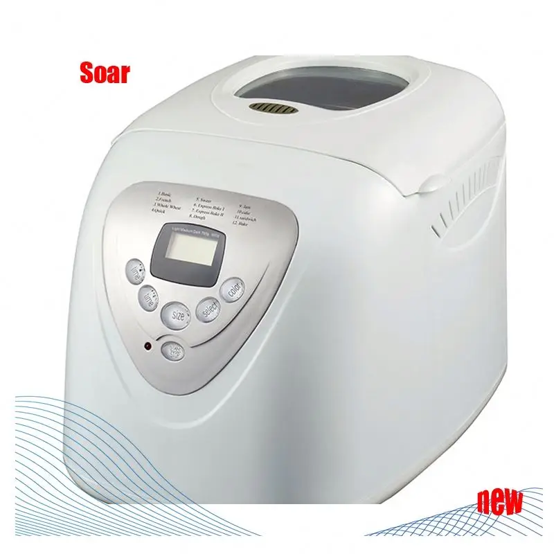 Лучшая цена, Мини Портативная нержавеющая сталь, не прилипающая функция памяти, автоматическая машина для хлебопечки для домашнего использования