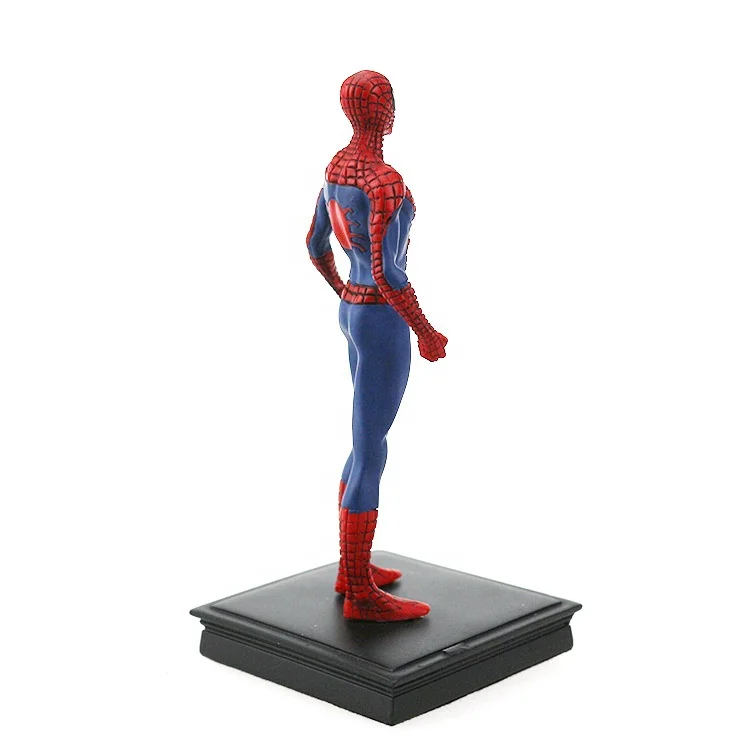 High Quality Resin Marvel Superhero Sculpture Custom Movie Action Figures Home Decoration Spiderman Statue Crafts