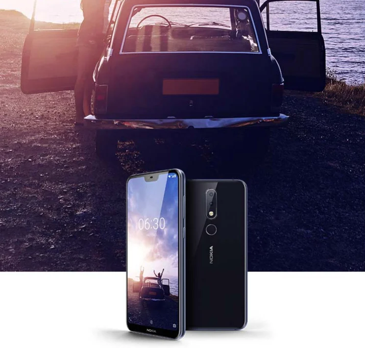 Разблокированный бывший в употреблении мобильный телефон для Nokia X7 полноэкранный Snapdragon 710