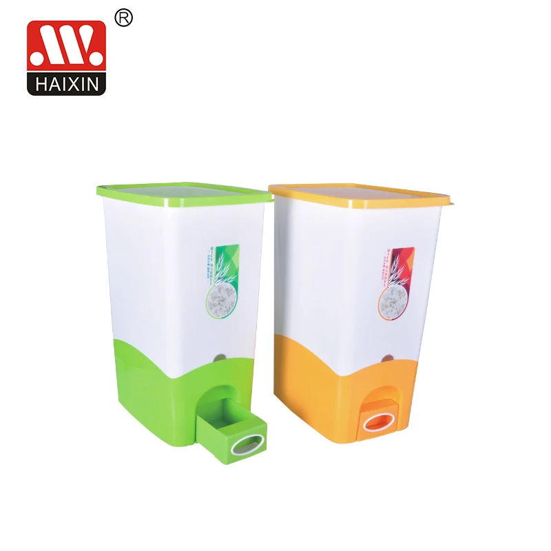 HAIXING 24L Home Large Plastic Dry Plastic Rice Storage Container Box