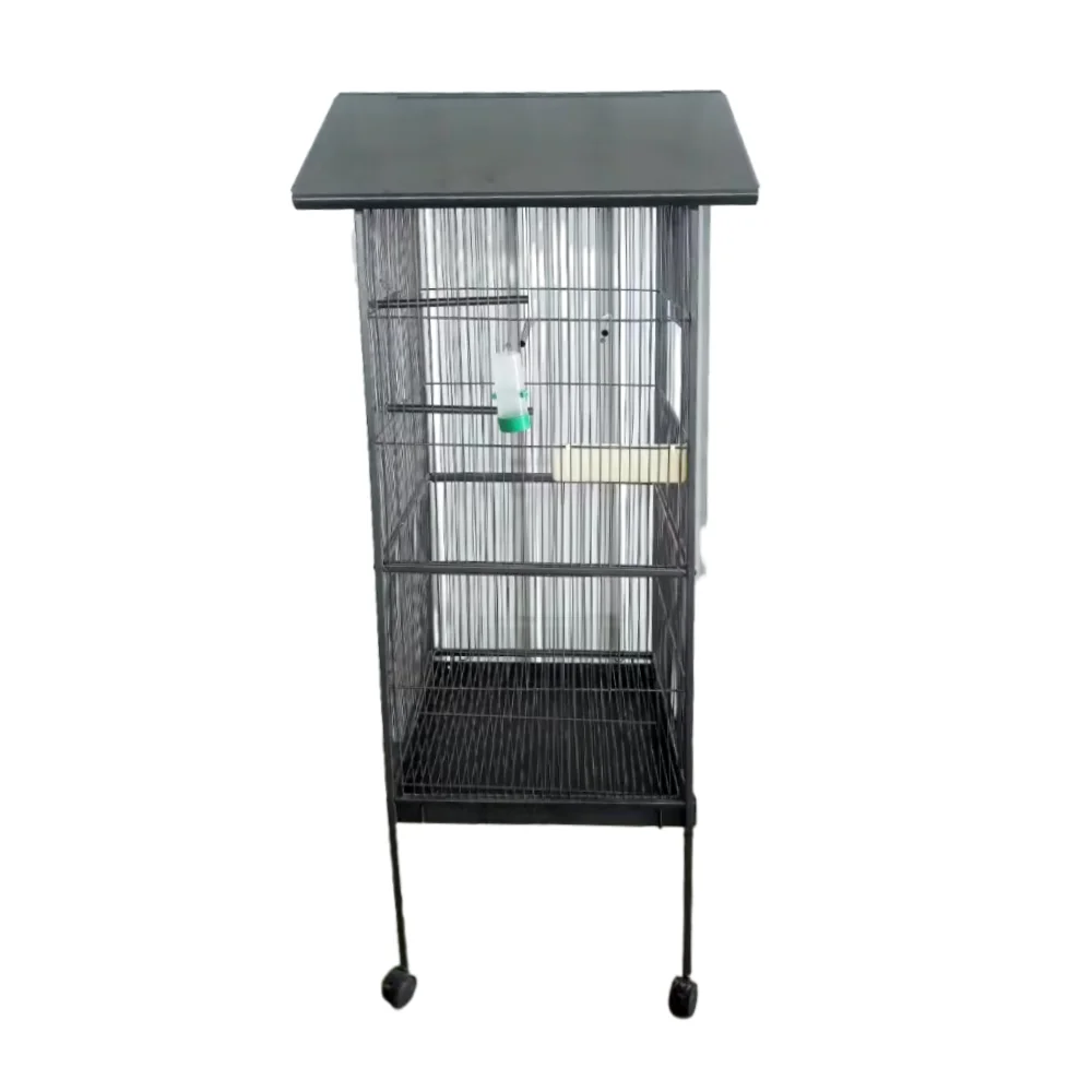 canary cheap double stainless steel metal parrot pet wholesale large bird cage