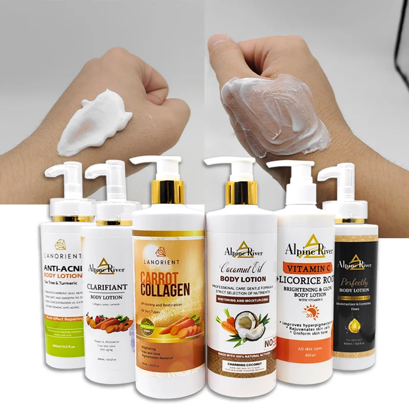 Natural Organic Vitamin E Face & Body Moisturizing Lotion Carotene Removing Dark Spots Brightening And Whitening Body Lotion