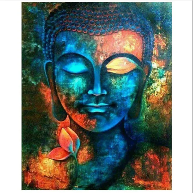 Набор для алмазной вышивки Lotus Buddha, круглые или квадратные наборы для домашнего декора, 5d полноразмерная картина «сделай сам»