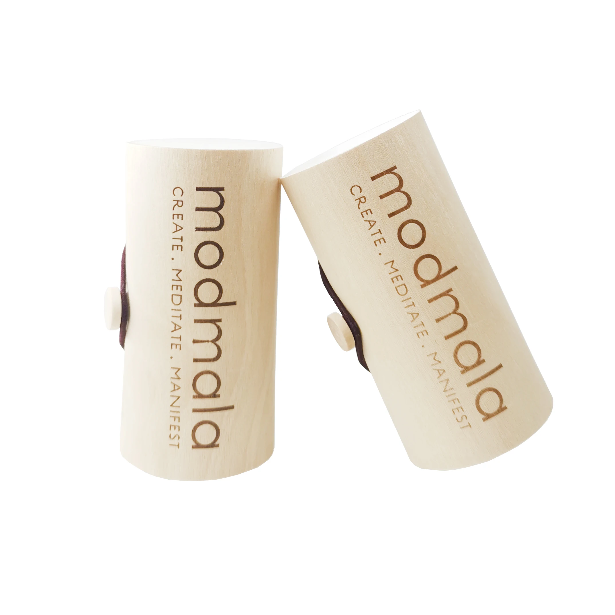 Custom Cork Bark Packing Wood Box New Style Round Storage Wooden Box Tea Cosmetics Gift Box