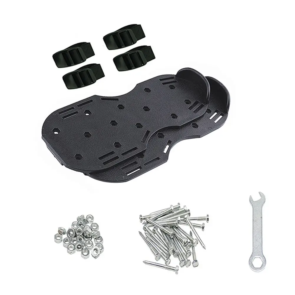 Non-slip gardening shoes Handmade Adjustable Garden Tools Lawn Epoxy Resin Aerator Spike Sandals Shoes