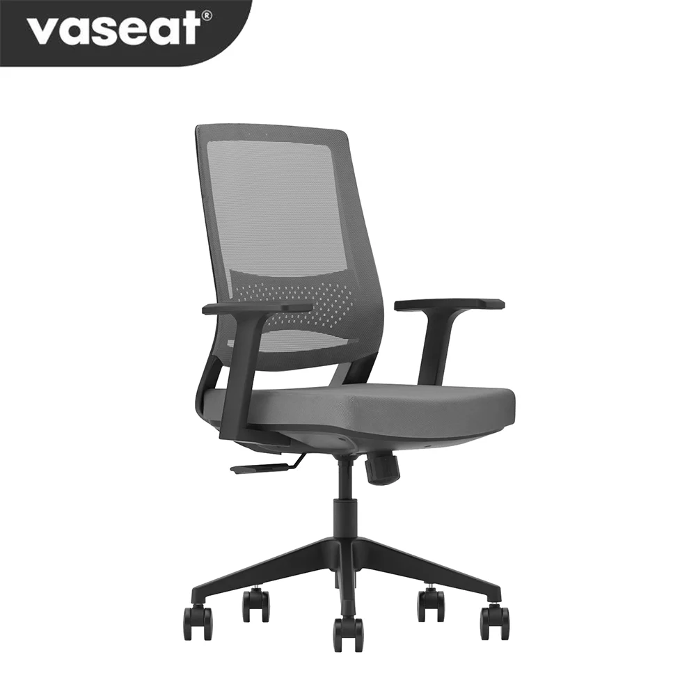 GK3-BM современное офисное кресло Vaseat удобное Сетчатое компьютерное для персонала с регулируемым подголовником простой дизайн