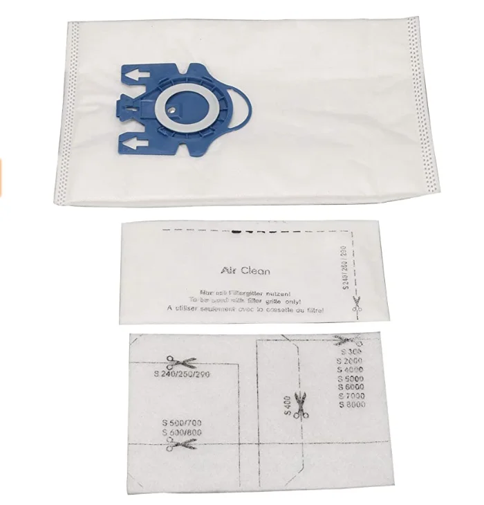 Customized Miele Hyclean GN 3D Replacement  Filter Dust Bag of Miele Non-woven Micro Vacuum Cleaner Spare Parts