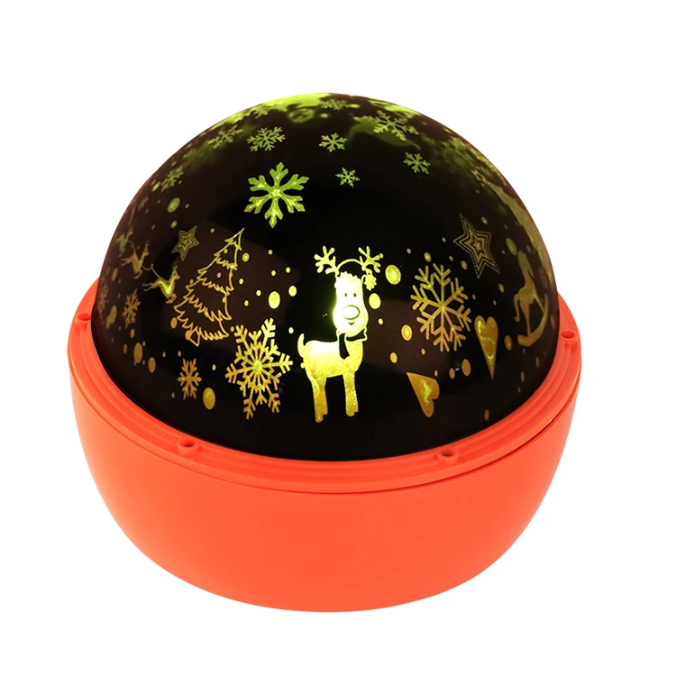 Wholesale Magic 360 degree Colorful Starry Sky Laser Star Projector Rotating Christmas Gift Toys With Music Player