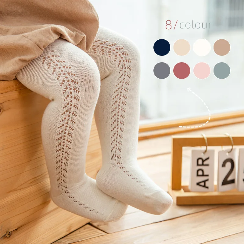 Baby Toddler Cotton Leggings Pants Spanish Style Tights Panties Stockings Kids Pantyhose