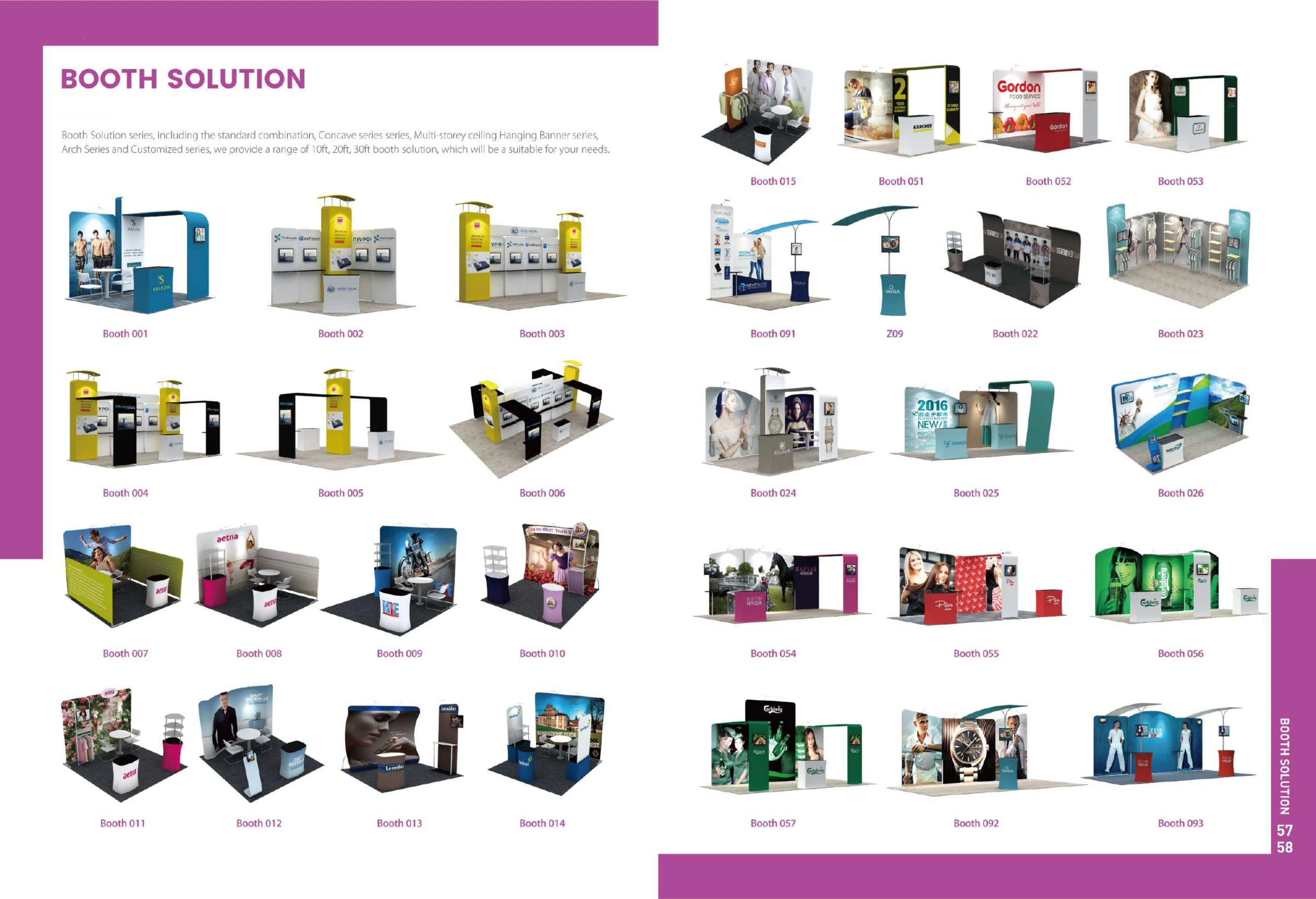 2x2m 3x3m 3x6m Aluminum R8 System Exhibition Booth Fair Stand Stall PVC Board Aluminium Beam