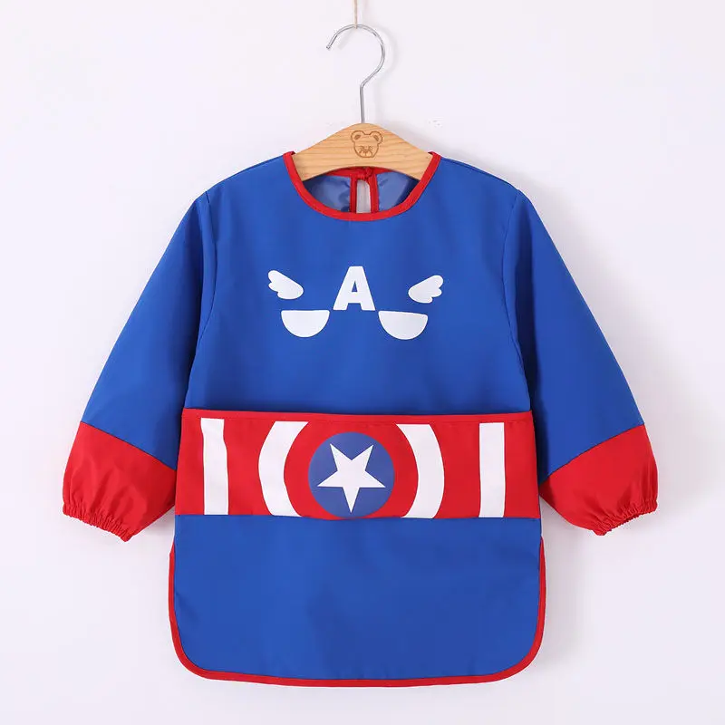 2023 Wholesale Art Smock Kids Apron custom color for children