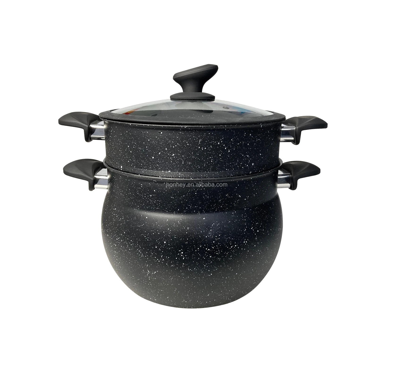 Stainless Steel Cooking Pot and Steamer 2 Layers  5L Steam Pot