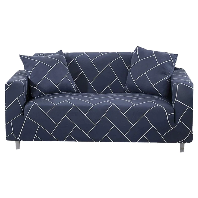 Wholesale Printed Pattern 3 Seat Spandex Couch Cover Breathable Pet Proof Cover Elastic Stretch Polyester Sofa Cover Waterproof